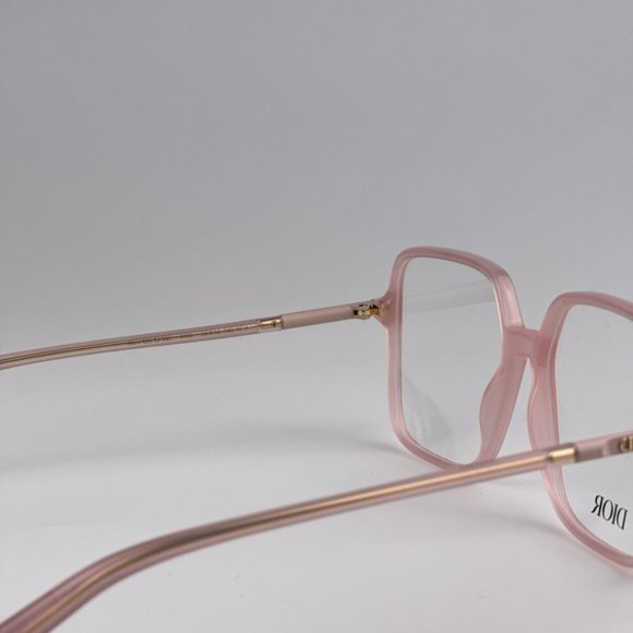 Dior MINI CD O S2I 4000 BRAND NEW Eyeglasses Pink Nude Women Square - Picture 9 of 16